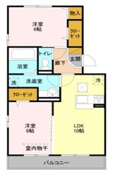 ラ　カルチョの物件間取画像